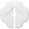 Ekena Millwork Percival Architectural Grade PVC Ceiling Medallion, 30"OD x 3"ID x 10 1/2"C x 1"P, Two-Piece CMP30PL2-03000 - alternate 1
